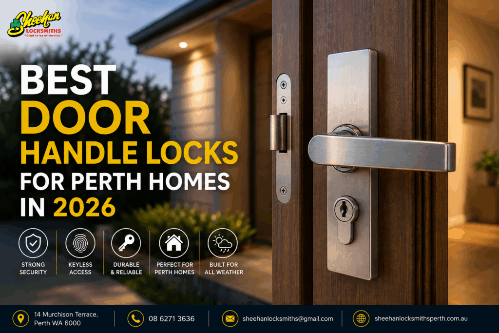 Best door handle locks for Perth homes in 2026 | Sheehan Locksmiths Perth