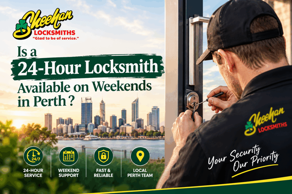 24-hour locksmith available on weekends in Perth