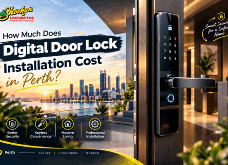 Digital door lock installation cost in Perth for homes and businesses