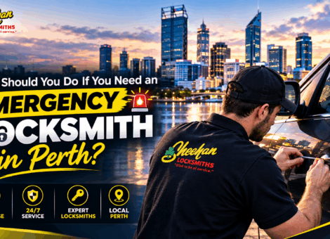 Emergency locksmith in Perth helping with a home lockout