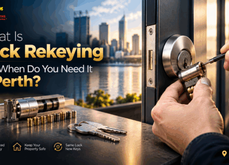 Lock rekeying service in Perth for home and business security