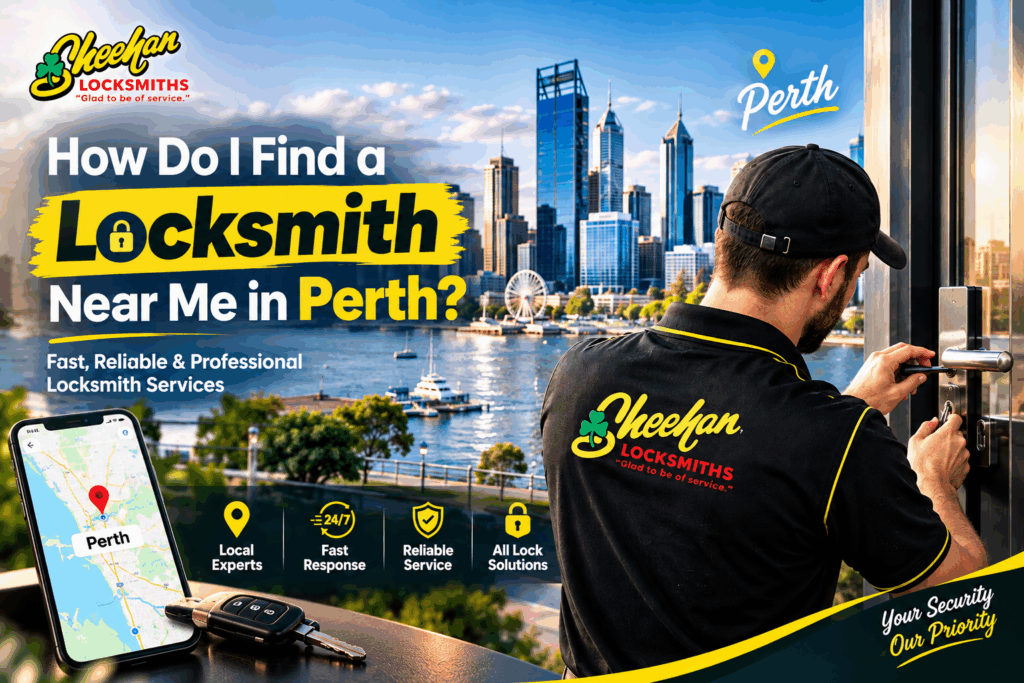 How to find a reliable locksmith near me in Perth for lockouts, repairs and security services