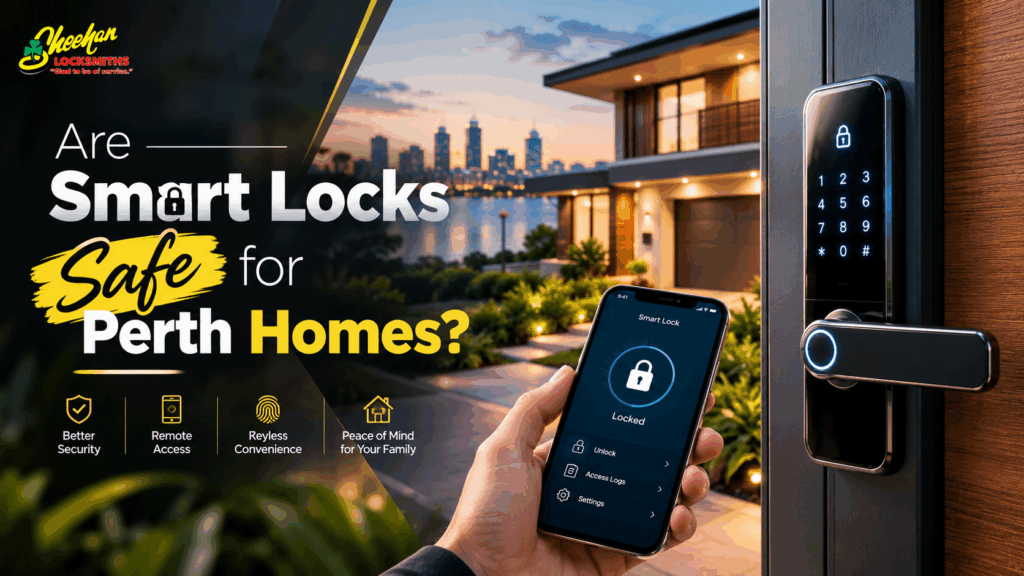 Smart lock installation for a secure Perth home – Sheehan Locksmiths Perth