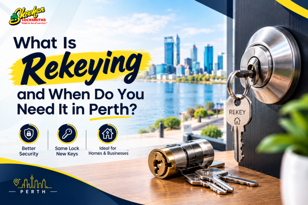 Rekeying locks in Perth for homes and businesses