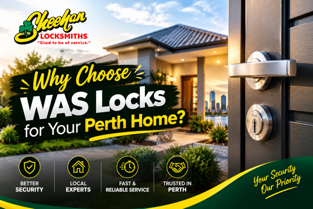 WAS lock installation for a Perth home meter box