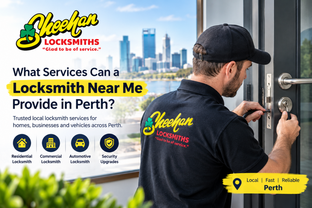 Locksmith near me Perth providing residential, commercial and security lock services