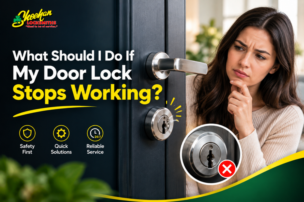 Door lock stops working and needs repair in Perth